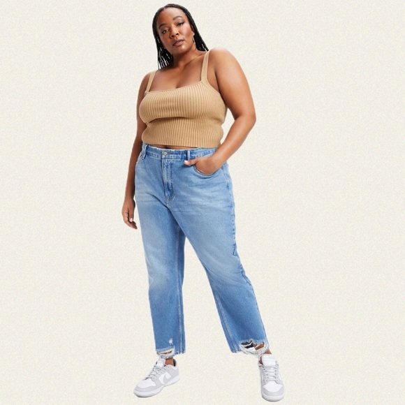 Good American Good '90s Duster Jean - Picture 7 of 14